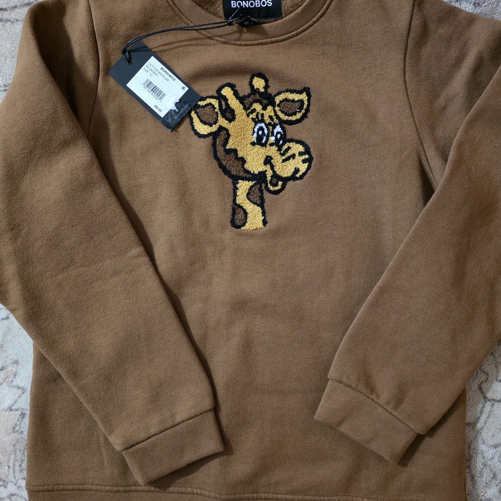 Brand new with tags Bonobos Kids sweatshirt in size 12 (Medium).